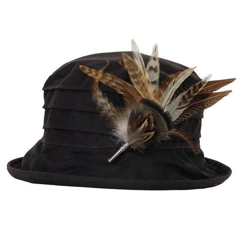 Feather Hat Pin - Gamebird Feathers
